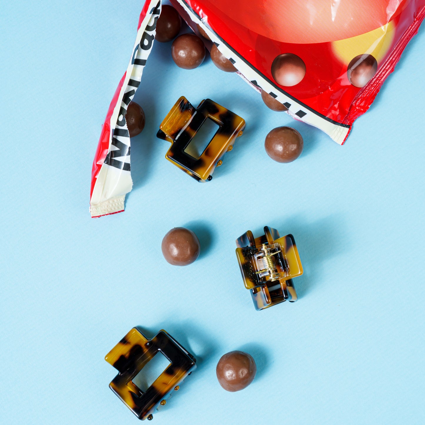 Mini Viv - Kleine vierkante clip