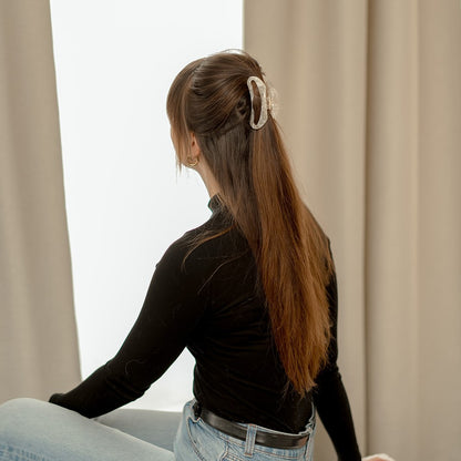 kwalitatieve haarspeld haarklem clips clip fijn dik haar grijs