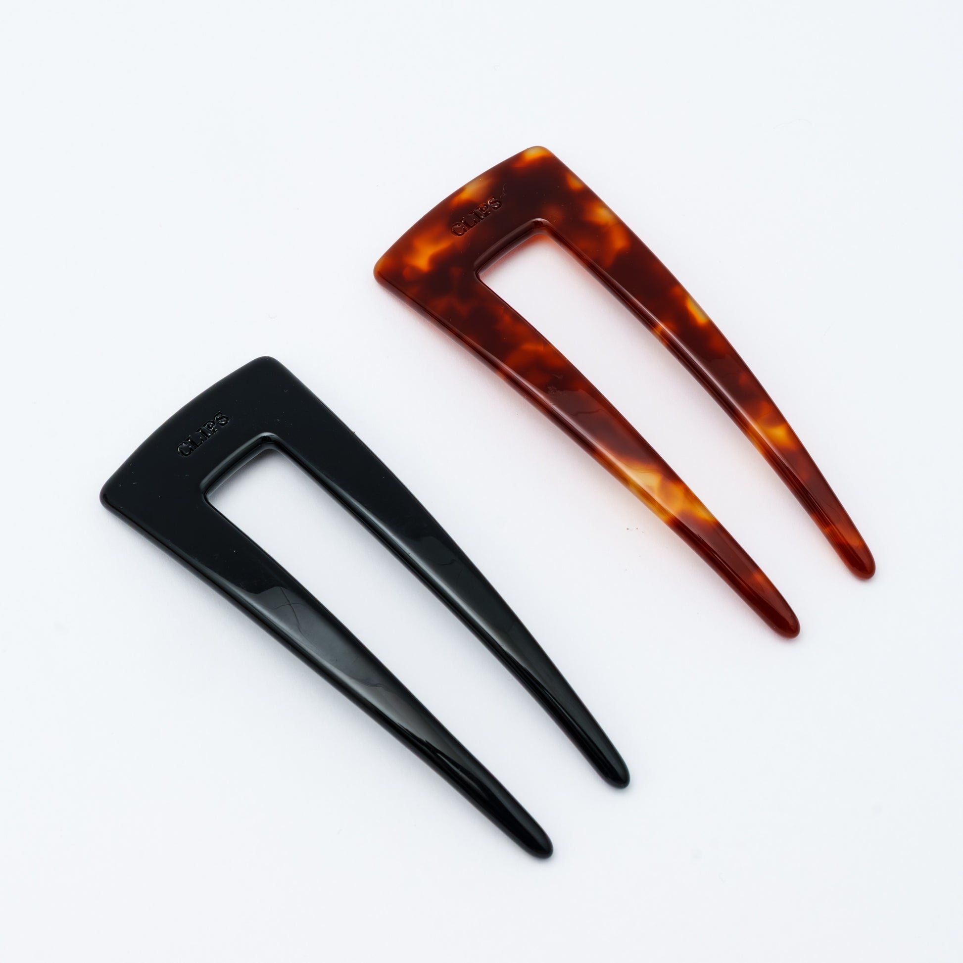 french pin clips haarspeld normale haardikte french twist zwart bruin 