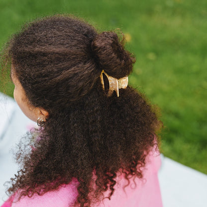 Tia langwerpige haarspeld fijn haar wit