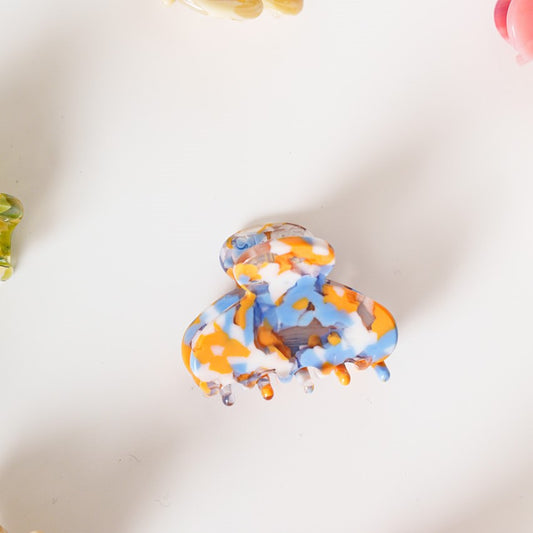 clip haarspeld haarklem knijpt goed dik haar fijn dun clips lente oranje blauw kleurrijk