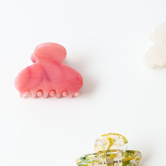 clip haarspeld haarklem knijpt goed dik haar fijn dun clips roze lente kleurrijk